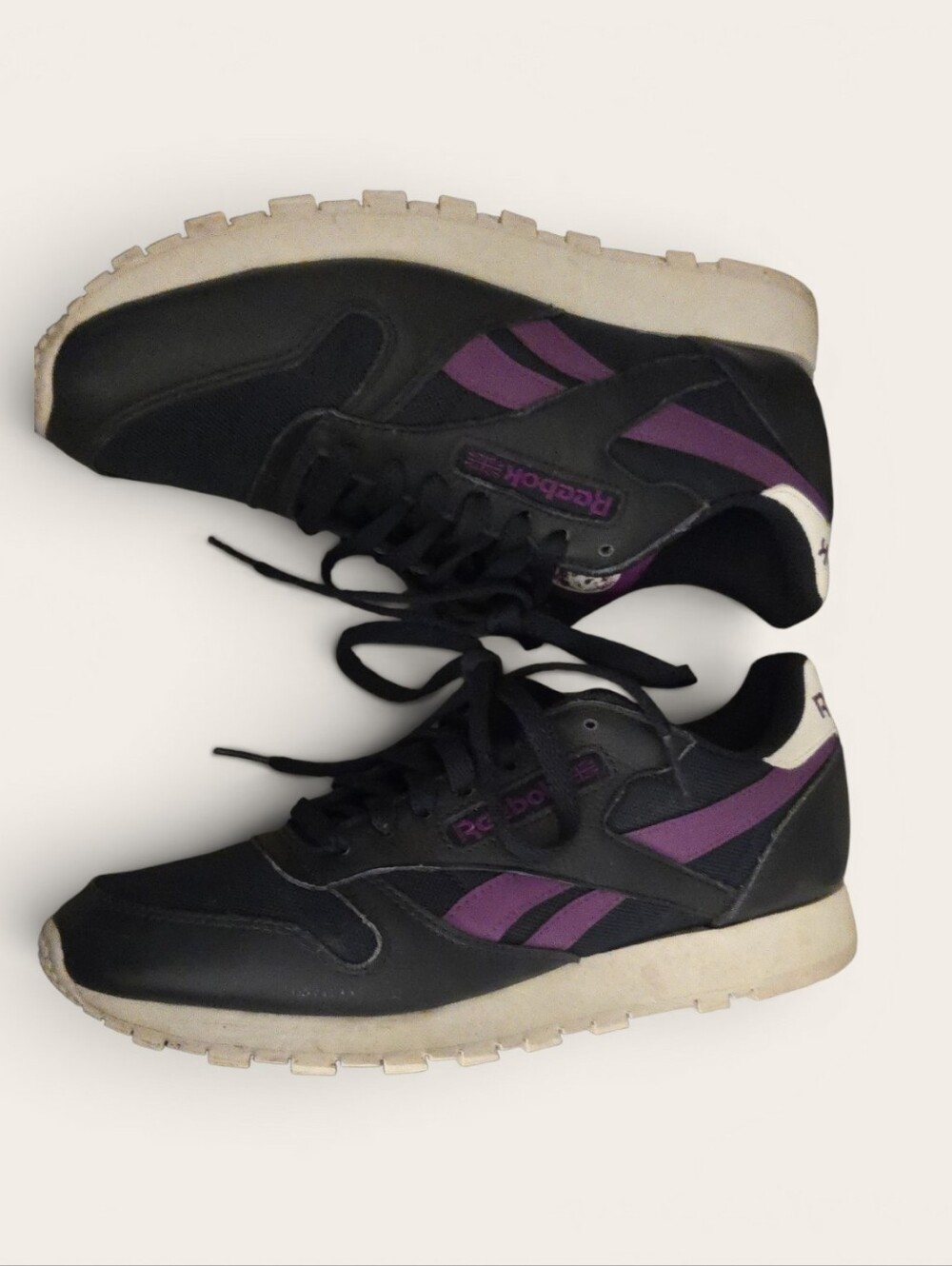 Reebok Classic Navu & Purple Sneakers